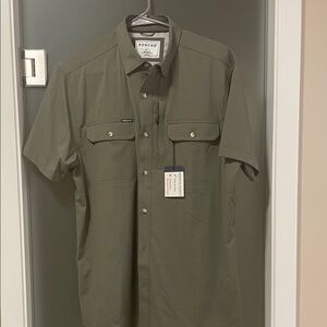 PONCHO Olive Green Men's Shirt